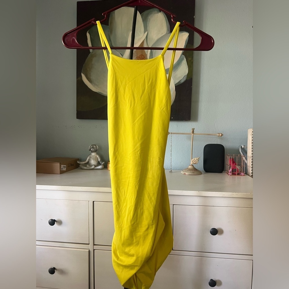 Andie Swim One Piece Yellow Swimsuit Sz‎ Medium